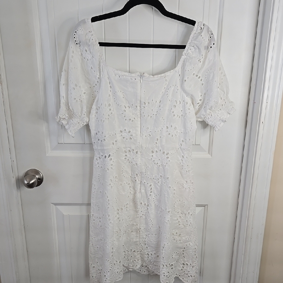 For All Man Kind White Eyelet Dress - Picture 6 of 6